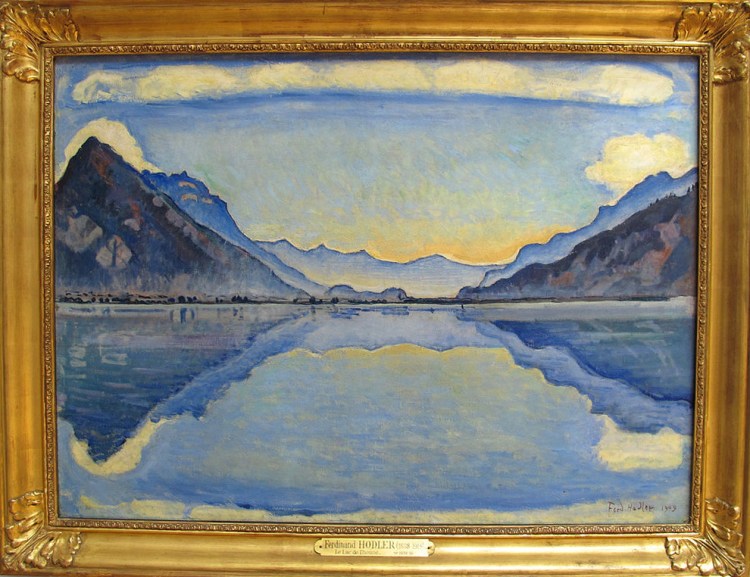 ferdinand_hodler_il_lago_di_thoune_1909