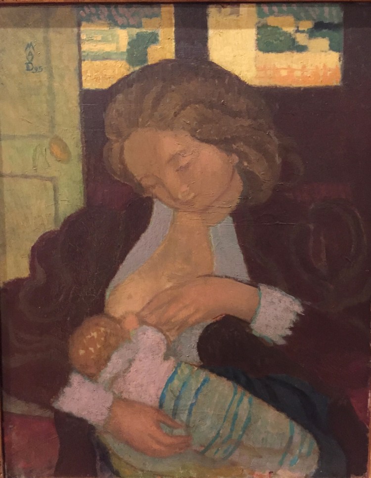 Maternité aux manchettes de dentelle_1895_Maurice Denis_huile sur carton_Rennes musée des Beaux Arts copie