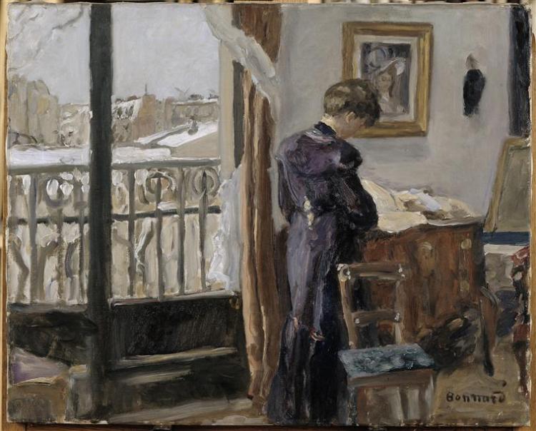 Jour d'hiver (femme dans un intérieur), 1905,Bonnard Pierre (1867-1947), huile sur toile, 61 x 49 cm, Avignon, musée Calvet, dépôt du musée d'Orsay