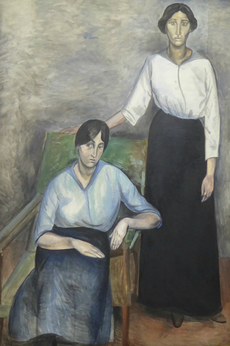 Les deux soeurs, 1914, André Derain (1880-1954), huile sur toile, 130,05 195,5 cm, Copenhague, Statens Museum for Kunst, Nationnal Gallery of Denmark
