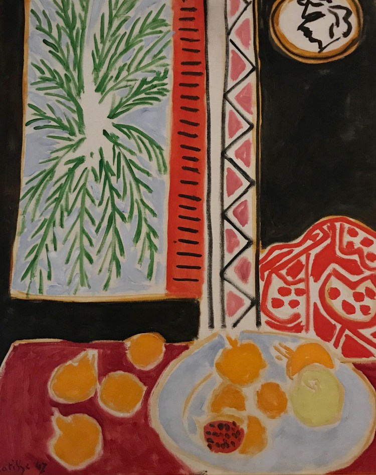 Nature morte aux grenades,1947, Henri Matisse, huile sur toile, Nice, musée Matisse
