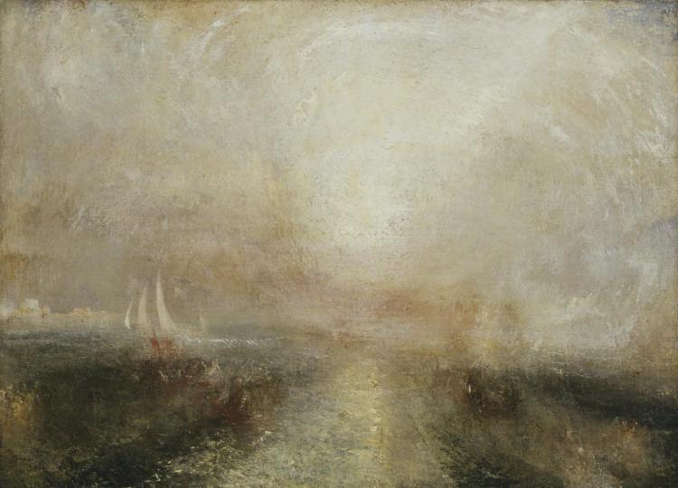Yacht Approaching the Coast c.1840-5 by Joseph Mallord William Turner 1775-1851
