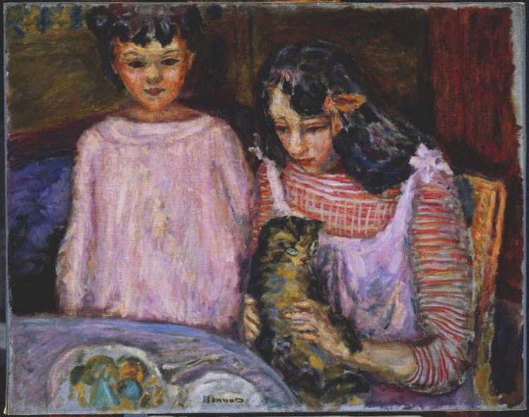 759px-Pierre_Bonnard,_1909_-_Children_and_Cat